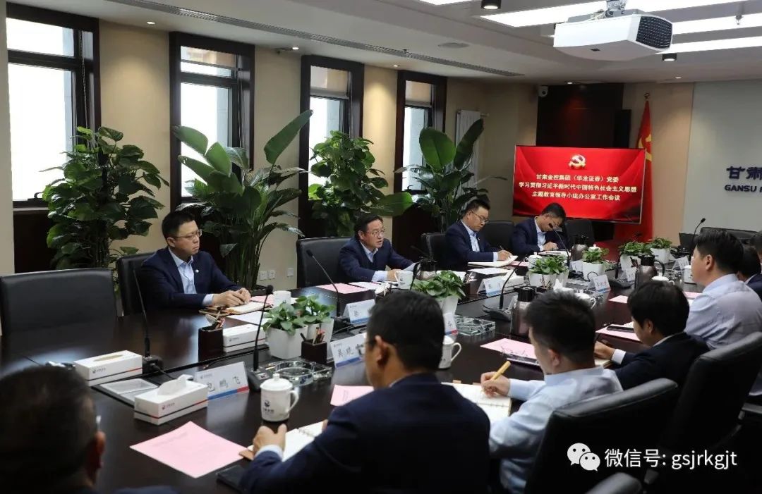 乐动在线-乐动（中国）
（华龙证券）党委主题教育领导小组办公室召开第二次工作会议